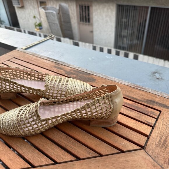 Stuart Weitzman Woven Slip-On Loafers Size 9M - Picture 4 of 7